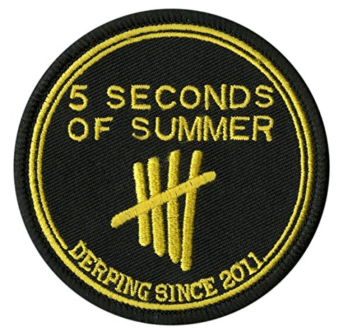 5 Seconds Of Summer Aufnäher Motiv: Derping Stamp von 5 Seconds Of Summer