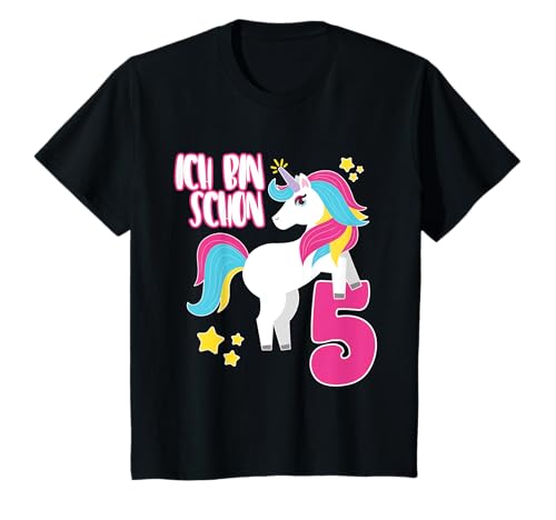 Ich Bin Schon 5 Einhorn Geburtstag T-Shirt für Mädchen T-Shirt Ich Bin Schon 5 Einhorn Geburtstag T-Shirt für Mädchen T-Shirt von 5. Geburtstag Einhorn Geschenkidee
