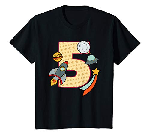 Kinder Weltraum Geburtstagsshirt 5 Jahre Jungs 5. Geburtstag T-Shirt Kinder Weltraum Geburtstagsshirt 5 Jahre Jungs 5. Geburtstag T-Shirt von 5. Geburtstag Weltraum Jungs Geschenk-Ideen