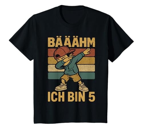 Kinder 5 Geburtstag BÄÄÄHM Ich Bin 5 Geburtstag Junge Party T-Shirt von 5. Geburtstagsshirts Jungen 5 Jahre Dabbing