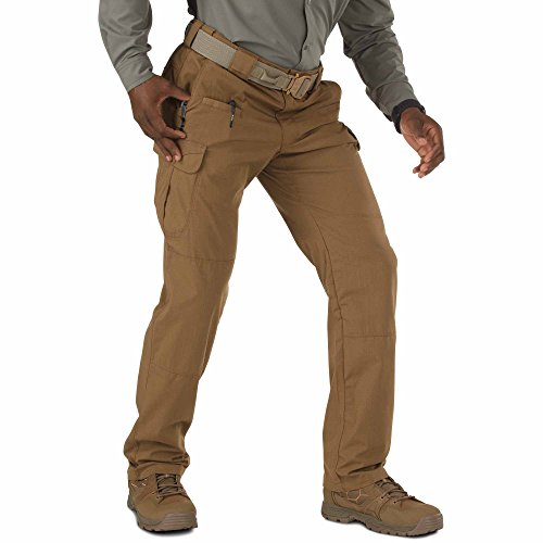 5.11 Tactical Herren-Stryke-Operator-Uniformhose mit mechanischem Flex-Tac-Stretch, Battle Brown, 34x32, Stil 74369 von 5.11