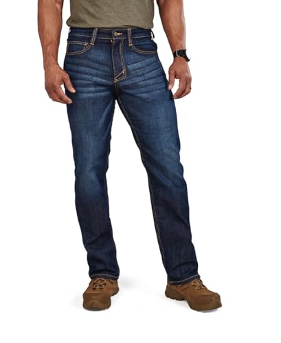 5.11 Tactical Herren Defender-Flex Regular Fit Jeans 7 Taschen Style 74477 Baumwolle/Polyester Stretch Denim von 5.11