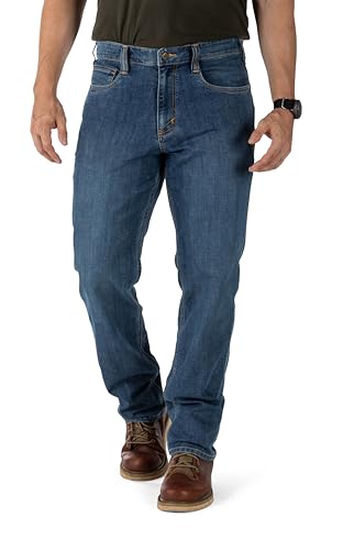 5.11 Tactical Herren Defender-Flex Regular Fit Jeans 7 Taschen Taillierter Bund Style 74477 New Finish von 5.11