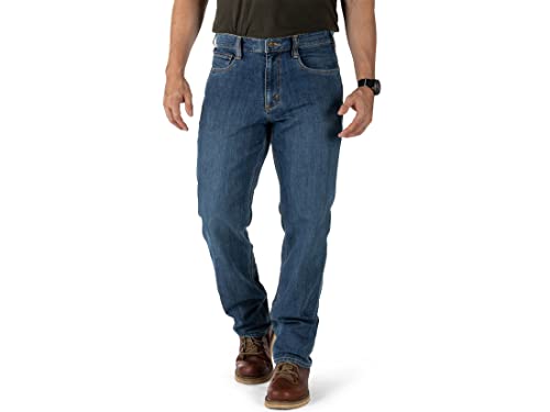 5.11 Taktische Herren Defender-Flex Straight Jeans Mechanischer Stretchstoff Klassische Taschen Stil 74477 von 5.11