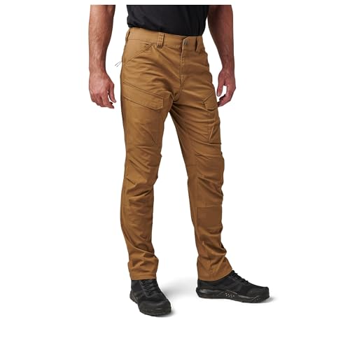 5.11 Taktische Meridian-Hose für Herren, gerade Passform, leicht, bequem, Stretch-Bund, Stil 74544, Känguru, 38W / 30L von 5.11