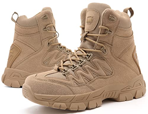 5.AA B22 Robuste Einsatzstiefel für Beruf und Freizeit Wanderhalbschuhe Wüstengelb 46EU von 5.AA