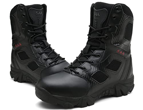 5.AA JX068 Stiefel Einsatzstiefel Trekking-Schuh Wanderschuh Bergschuh Outdoorschuh Größe Verschleißfest Schwarz 41EU von 5.AA