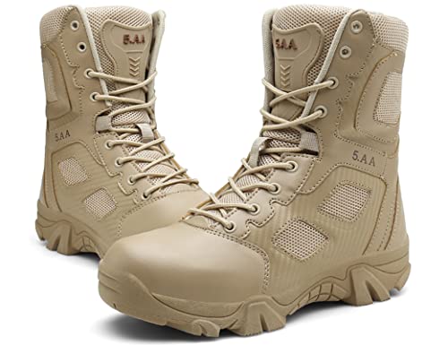 5.AA JX068 Warm Gefüttert Herren Wasserdicht Trekking Wanderschuhe Wüstengelb 42EU von 5.AA