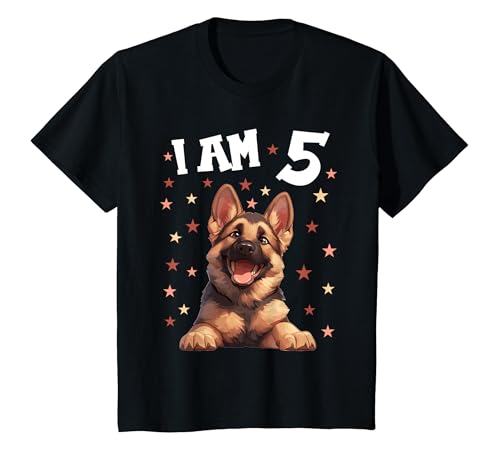 Kinder 5 Jahre alt Schäferhunde Schäferhund 5. Geburtstag T-Shirt Kinder 5 Jahre alt Schäferhunde Schäferhund 5. Geburtstag T-Shirt von 5.Geburtstag Schäferhunde Schäferhund Shop