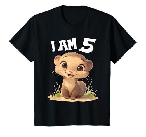 Kinder 5 Jahre alt Wiesel 5. Geburtstag T-Shirt Kinder 5 Jahre alt Wiesel 5. Geburtstag T-Shirt von 5.Geburtstag Wiesel Shop