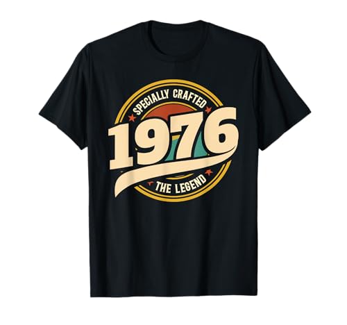 Vintage 50 Jahre Jahrgang 1976 Legende Geburtstag Männer T-Shirt von 50 Jahre Mann Geburtstag Jahrgang 1976 Ideen