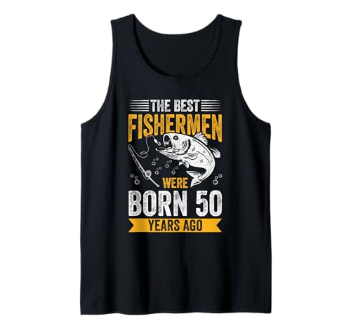 Herren DIE BESTEN Fischer WURDEN VOR 50 Jahren GEBOREN Tank Top Herren DIE BESTEN Fischer WURDEN VOR 50 Jahren GEBOREN Tank Top von 50. Geburtstag Fischer