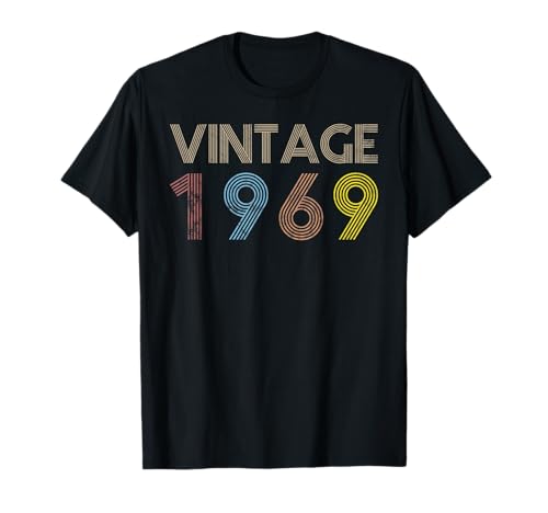 50. Geburtstag 1969 Vintage Outfit Retro Distressed Look T-Shirt 50. Geburtstag 1969 Vintage Outfit Retro Distressed Look T-Shirt von 50. Geburtstag Geschenke & Bekleidung