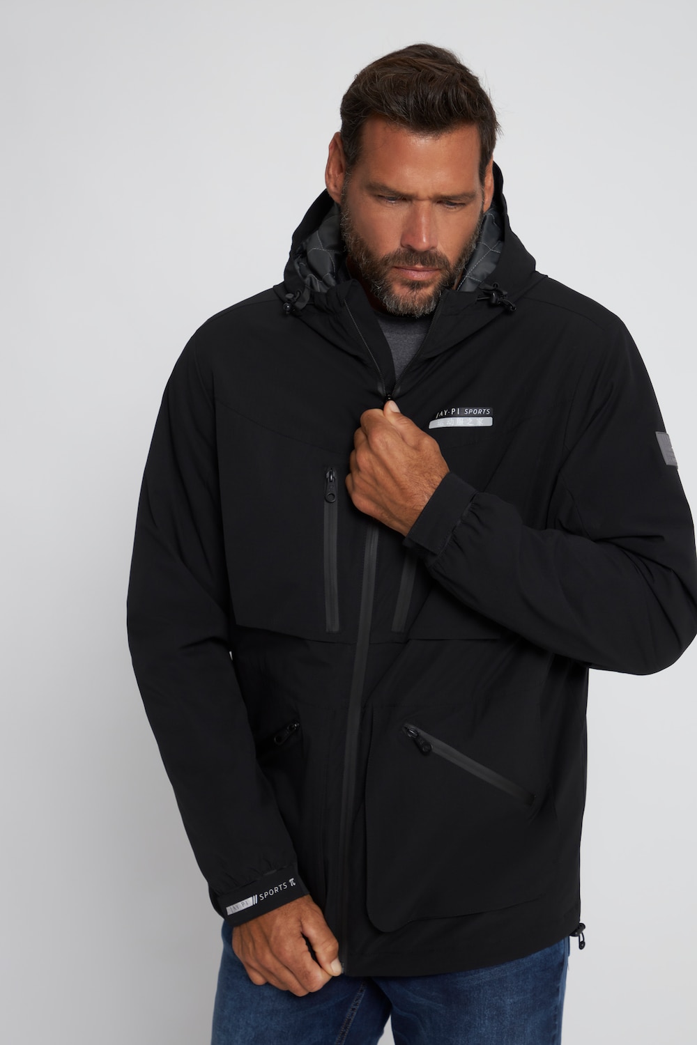 JAY-PI Jacke Vollfunktion, FLEXNAMIC®, Outdoor, Kapuze von 50%