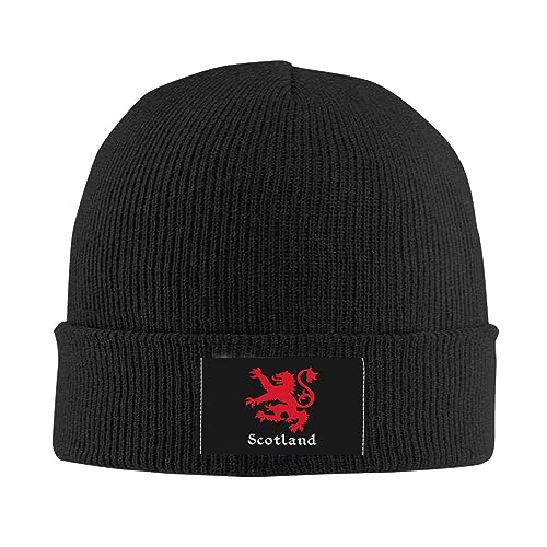 501 Beanie Mütze Löwe Rampant Schottland Schottisch Wintermütze Bequeme Cuffed Hats Klassisches Beanie Hat Für Laufen Fischen Radfahren von 501