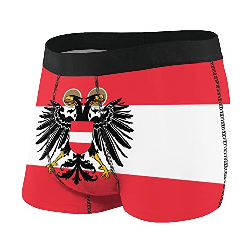 501 Boxershorts Österreichische Flagge Männer Unterhosen Bequeme Men Retroshorts Atmungsaktiv Boxer Briefs Für Fit Elastischem Bund Alltag XL von 501