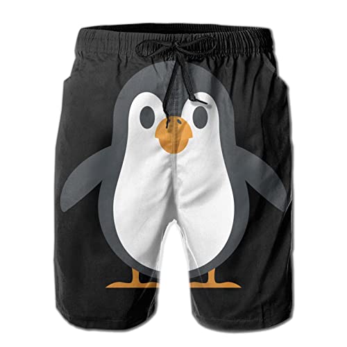 501 Herren Sweatpants Pinguin Jogginghose Mit Mesh Futter Trainingshose Freizeit Badeshorts Lässige Badehose S von 501