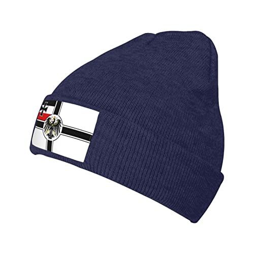 501 Preußen-Kriegsflagge Herren Damen Wintermütze Klassische Strickmütze Bequeme Slouchy Beanie Mütze Für Outdoor Mädchen Angeln von 501