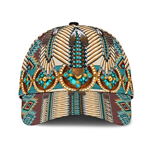 501 Trucker Kappe Native Pride Pattern Amerikanischer Ureinwohner Unisex Visier Hut Vintage Atmungsaktiv Outdoor Hut Für Sport Wander von 501