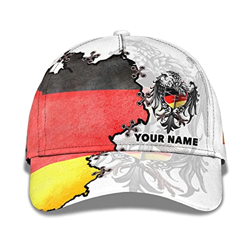 Baseball Kappe 3D-Deutschland-Flagge Deutscher Adler Baseball Cap Original Sommer Kappe Sport Schirmmütze Basecap Für Herren, Teenager, Running von 501