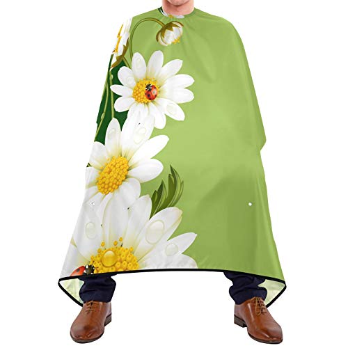 Friseurumhang 140x168cm, Gänseblümchen Und Marienkäfer Friseur Cape Professionelle Professionelle Friseure Kleid Wasserdicht Barbiere Cape, Für Kinder, Friseursalon, Barbier von 501