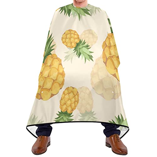 Friseurumhang 140x168cm, Vintage Ananas Herren Umhang Professionelle Friseur Umhang Wasserdicht Unisex Friseure Kleid, Für Kinder, Färben, Erwachsene von 501