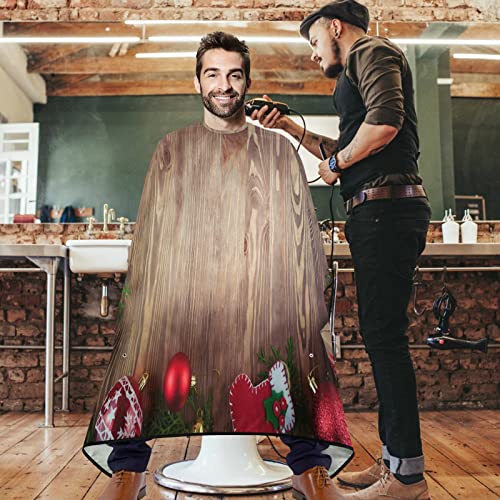 Friseurumhang Weihnachtsdeko Haar Salon Cape Antistatisch Barber Cape Professionelle Frisierumhang Für Haarschnitt Erwachsene Friseurläden 140x168cm von 501
