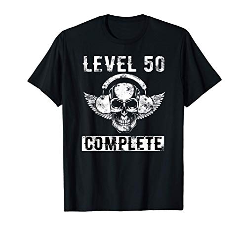 Herren 50 Geburtstag Mann Level 50 Complete 50 Geburtstag Deko T-Shirt Herren 50 Geburtstag Mann Level 50 Complete 50 Geburtstag Deko T-Shirt von 50er Geburtstag Geschenkideen 50 Geburtstag Spruch
