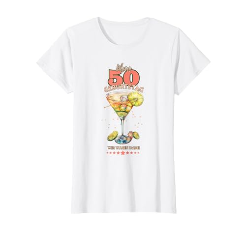 Damen 50ter Geburtstag Gästebuch Geschenk zum 50. Geburtstag Frau T-Shirt von 50er Geburtstagsshirt Geschenkideen für Frauen