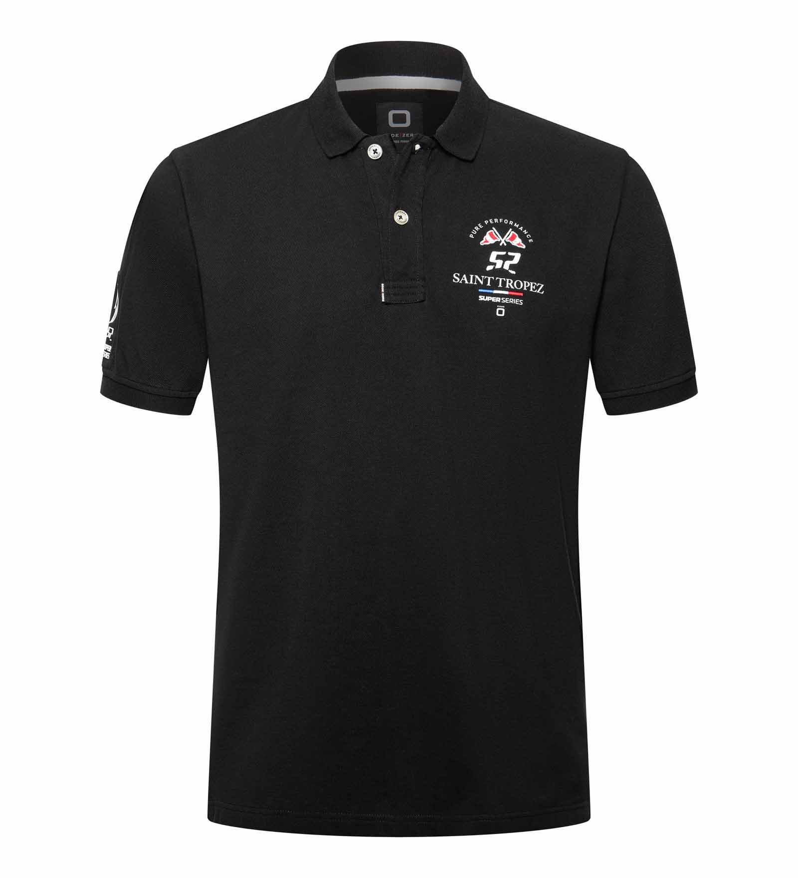 Poloshirt Herren Saint-Tropez schwarz 3XL 52 Super Series von 52 Super Series