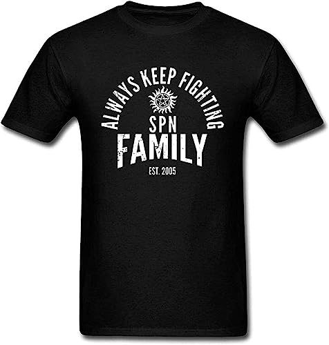 Fashion Mens Always Keep Fighting Logo T-Shirts 100% Cotton T-Shirts & Hemden(X-Large) von 520CHENYONG