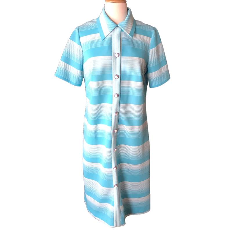 Vintage 1960S Gestreiftes Mod Etuikleid - Lady Windsor von 521Gemini