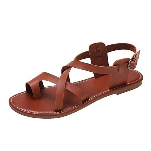 Freizeitschuhe Herren Wasserdicht Sommer Volltonfarbe Abdeckung Zehenschnalle Flache Sandalen Sportschuhe Herren von 527