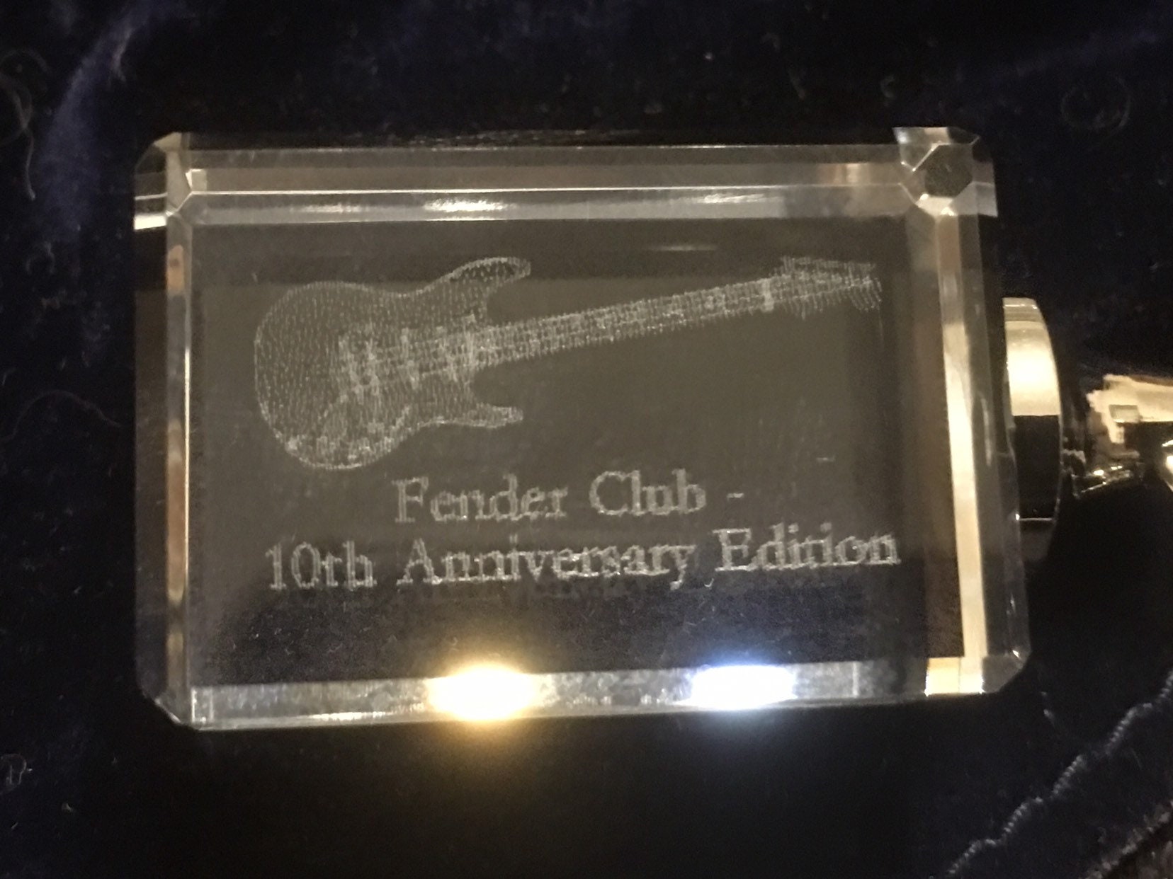 Fender Club 20. Jahrestag Ausgabe 3D Glas Hologramm von 5426408