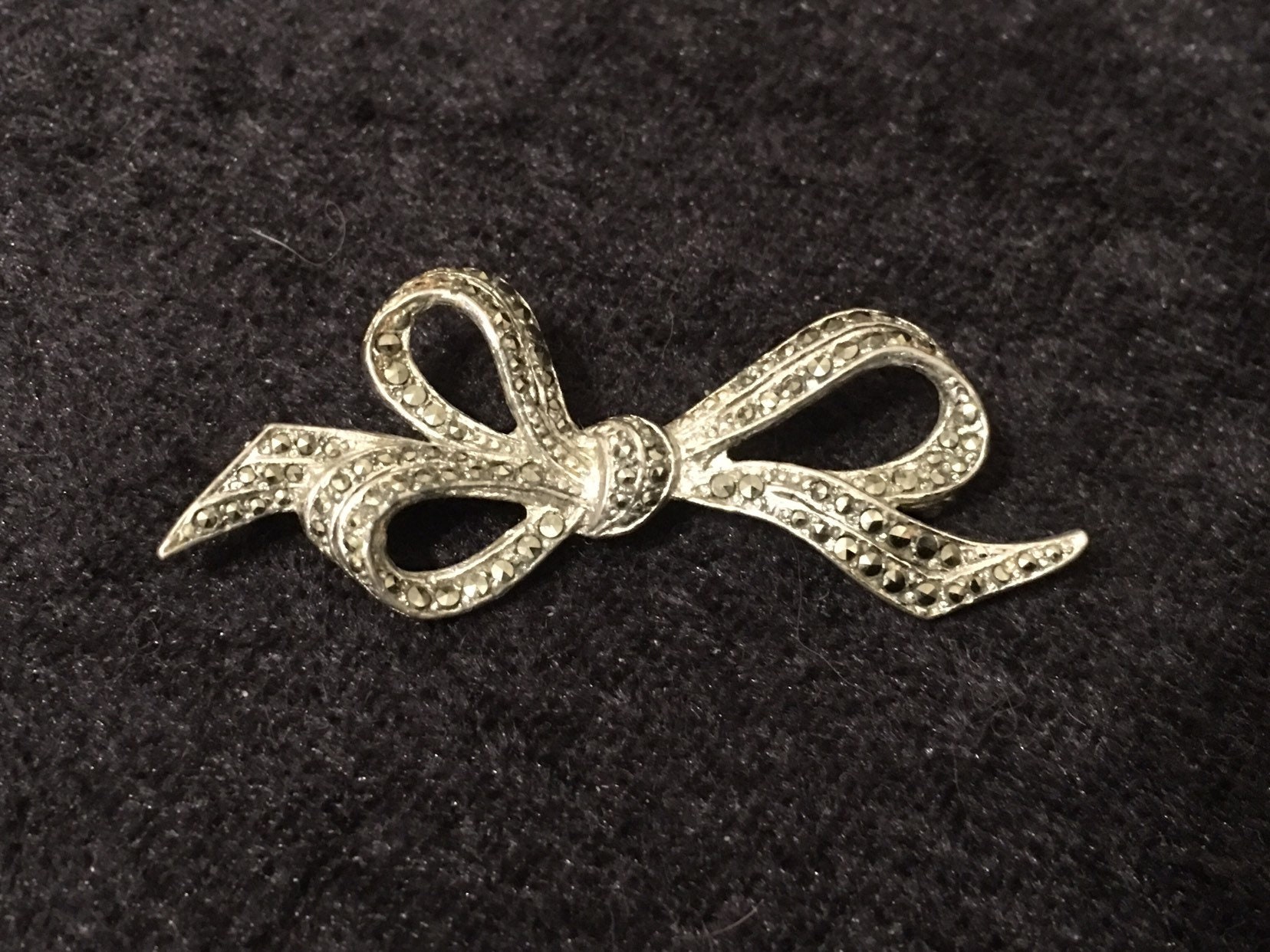 Vintage Exquisite Marcasite Band Brosche von 5426408