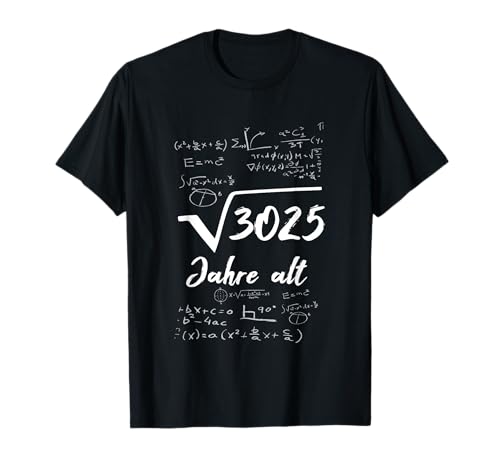 55. Geburtstag Männer Geschenk 55 Jahre Mann Mathe Spruch T-Shirt 55. Geburtstag Männer Geschenk 55 Jahre Mann Mathe Spruch T-Shirt von 55. Geburtstag Geschenke Mathematik Rechnen Motiv