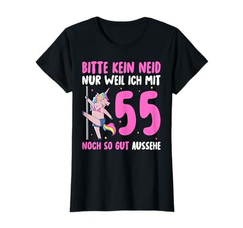 55.Geburtstag Damen Gut Aussehe Einhorn 55. Geburtstag T-Shirt 55.Geburtstag Damen Gut Aussehe Einhorn 55. Geburtstag T-Shirt von 55. Geburtstag Party Deko Frauen Bekleidung