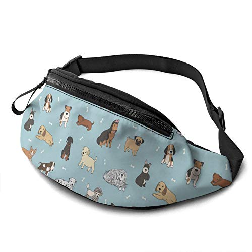 Brusttasche Süßer Corgi Hüfttasche Verstellbarer,Multifunktionale Hüfttaschen Für Herren Laufen Geschenke 14X35cm von 550