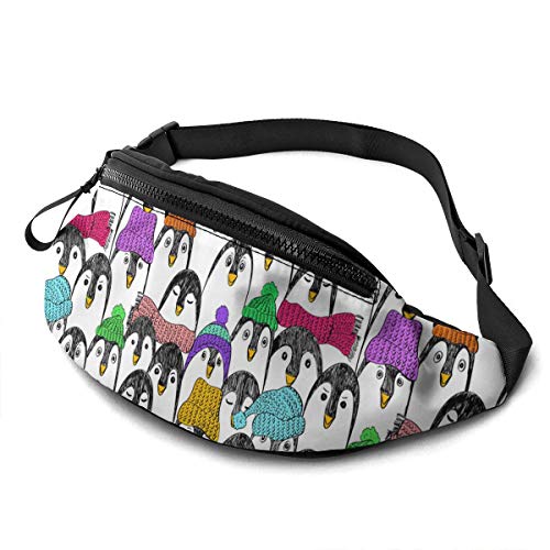 Gürteltasche Lustige Pinguine Damen Brustbeutel Mode,Multifunktionale Bauchtasche Für Wandern Fitness Reisen 14X35cm von 550