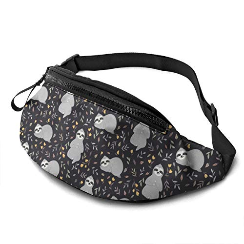 Gürteltasche Süße Babyfaultiere Waist Fanny Pack Multifunktionale,Große Kapazität Handytasche Tasche Für Camping Herren Hundetraining 14X35cm von 550