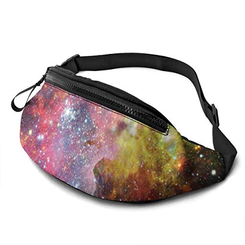 Gurttasche Bunte Nebel Galaxien Damen Brustbeutel Verstellbarer,Stylisch Hüfttasche Für Camping Spazieren Radfahren 14X35cm von 550