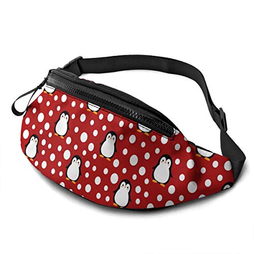 Hüfttasche Süßer Pinguin Bauchtasche Mode,Große Kapazität Damen Bauchtasche Für Running Camping Fitness 14X35cm von 550