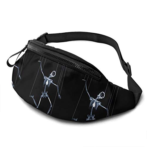 Sport Gürteltasche Halloween-Schädel Sport Hüfttasche Stylisch,Verstellbarer Gürteltasche Für Camping Herren Sport 14X35cm von 550