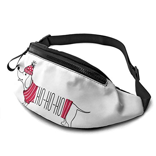 Umhängetaschen Ho Ho Hund Bauchtasche Verstellbarer,Mode Damen Bauchtasche Für Herren Damen Hundetraining 14X35cm von 550