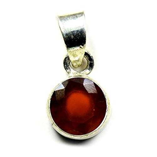 55Carat Wählen Sie Ihre Farbe: Natürliche Edelsteine in runder Form von 2 bis 10 Karat, einfacher Sterlingsilber-Anhänger, handgefertigt, 10 Carat, Edelstein, Kristall, Metall, Strass, Malachit von 55Carat