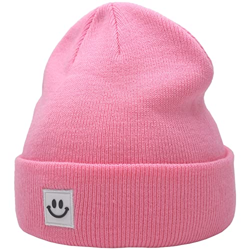 55cube Skull Cap Beanie für Damen und Herren, Solid Pink, Einheitsgröße von 55cube