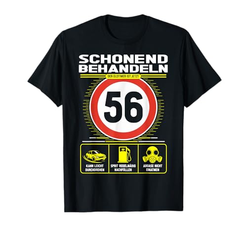 56 Geburtstag Mann Geschenk Männer 56 Jahre Spruch Lustiges T-Shirt 56 Geburtstag Mann Geschenk Männer 56 Jahre Spruch Lustiges T-Shirt von 56. Geburtstag Geschenk Spruch Oldtimer 56 Jahre