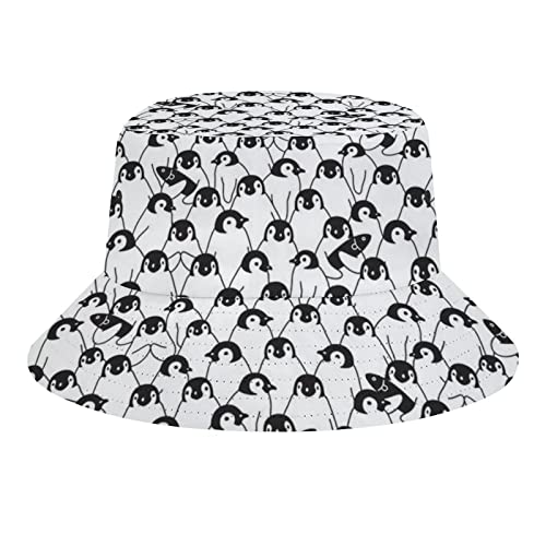 56 Anglerhut Pinguin Fischerhüte Unisex Strandhut Faltbar Bucket Hat Für Outdoor Wandern Reisen von 56