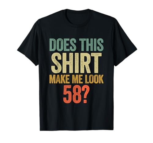 Vintage Geschenk Männer 58 Jahre Lustig 58. Geburtstag Deko T-Shirt Vintage Geschenk Männer 58 Jahre Lustig 58. Geburtstag Deko T-Shirt von 58. Geburtstag für Männer