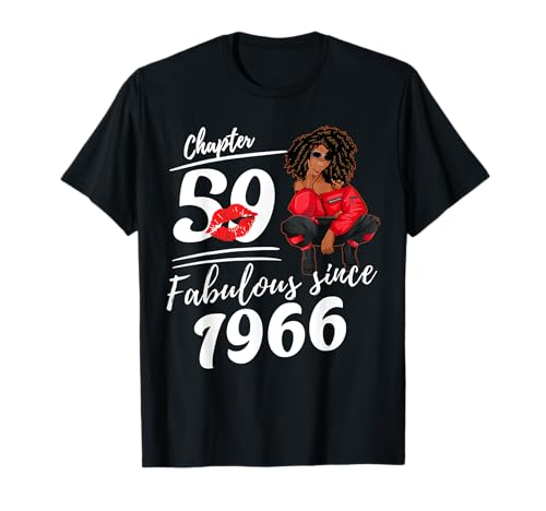 Kapitel 59 Fabelhaft seit 1966 Königin für Frauen zum 59. Geburtstag T-Shirt von 59th Birthday Shirts For Women Fabulous